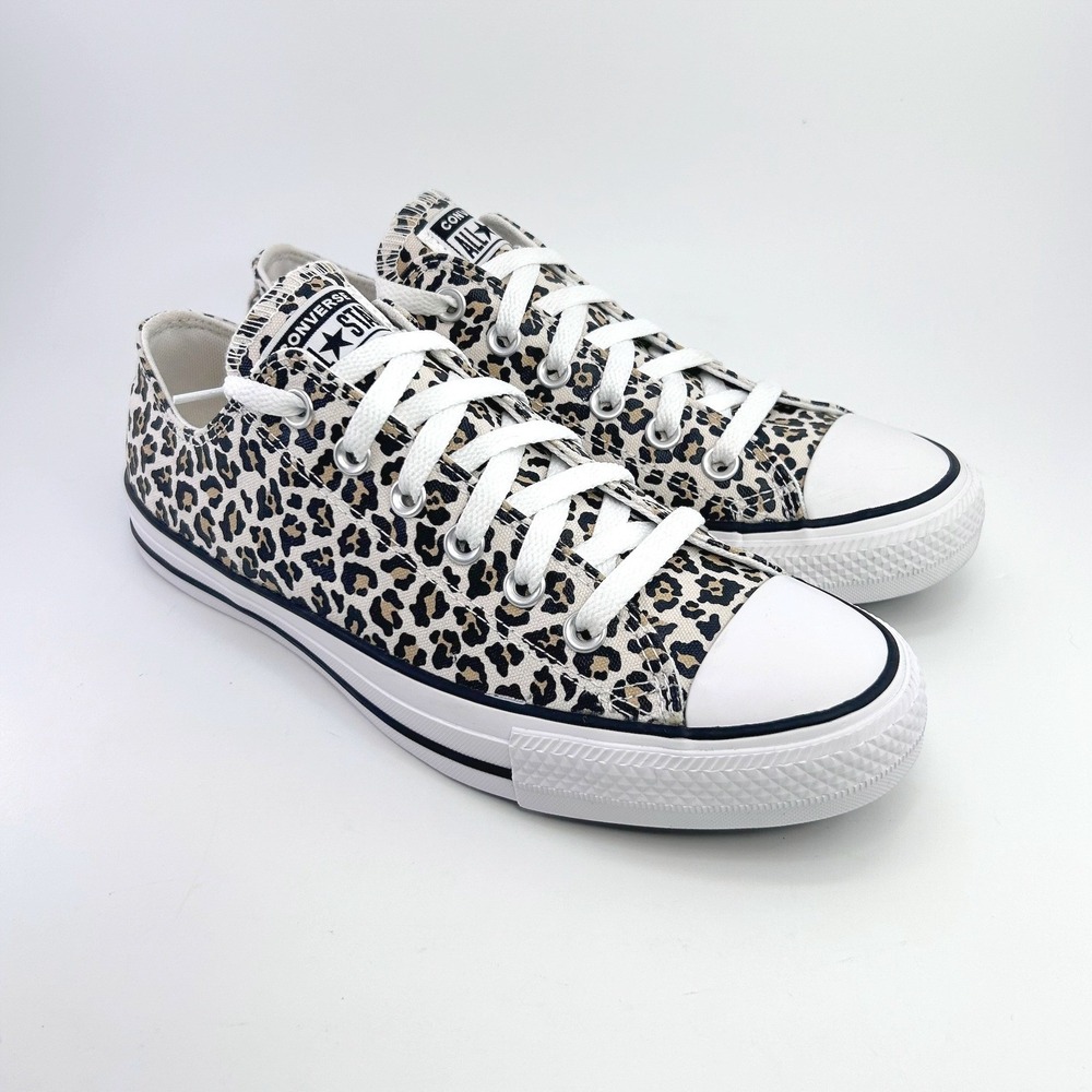 Converse Chuck Taylor All Star Leopard Print Canvas 166260F Low Top M7 W9 Retro